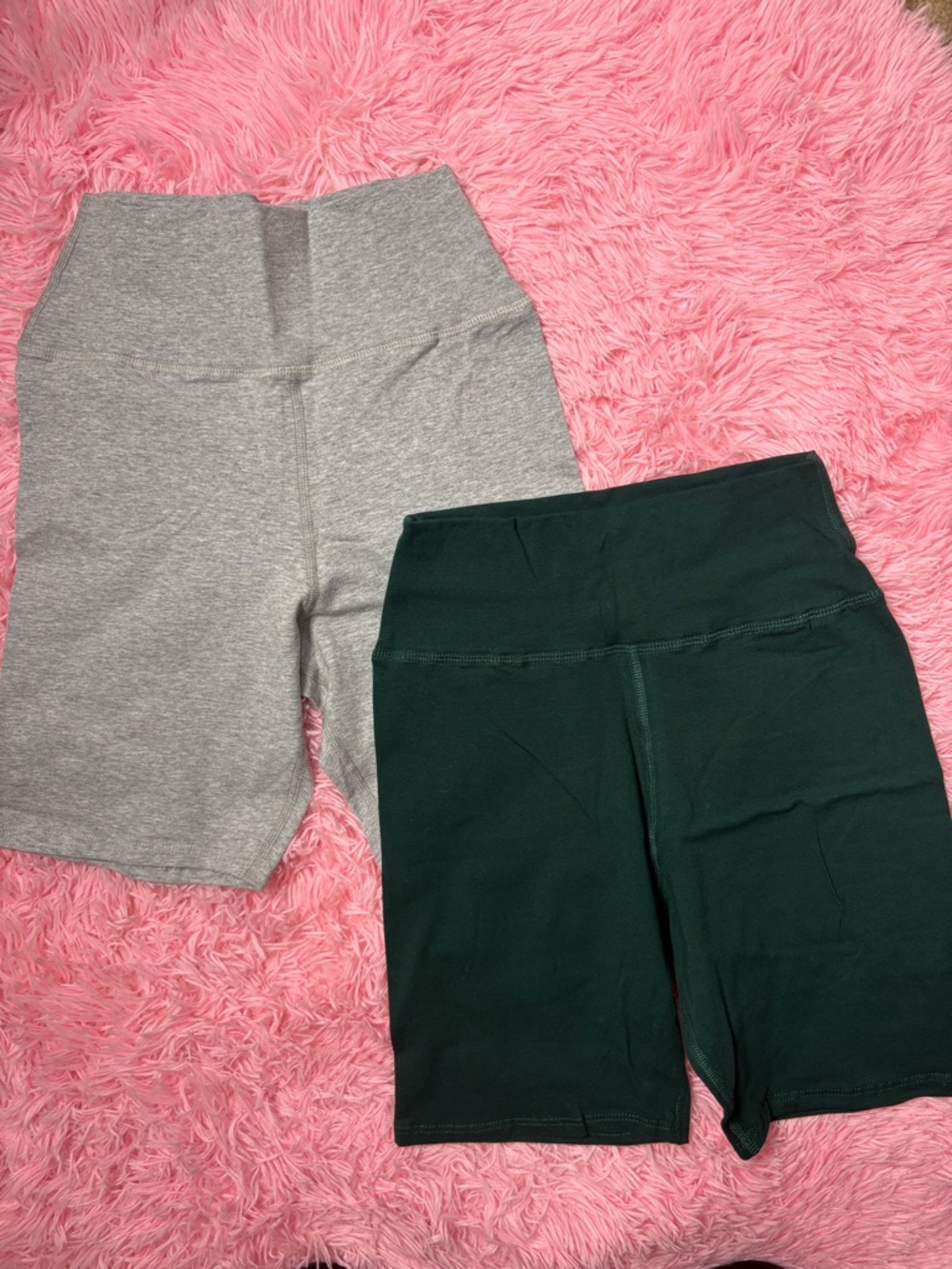 2 Cotton Material Biker Shorts